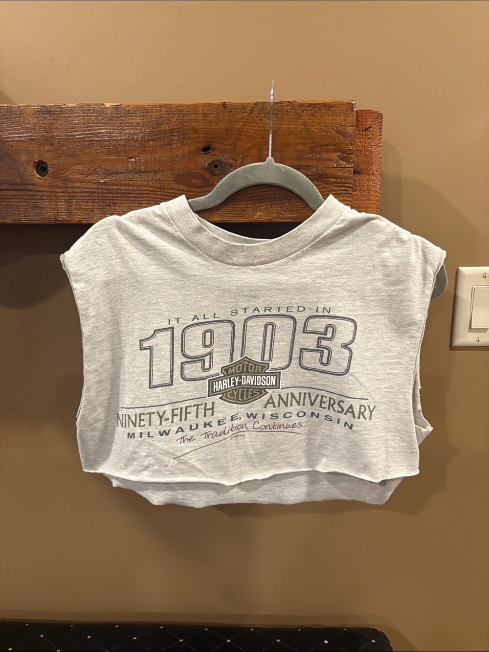 Harley-Davidson Cropped 1903 Anniversary Crop Tank